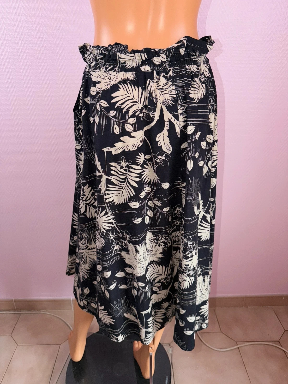 Jupe roze marine maat 36 super staat – photo 5